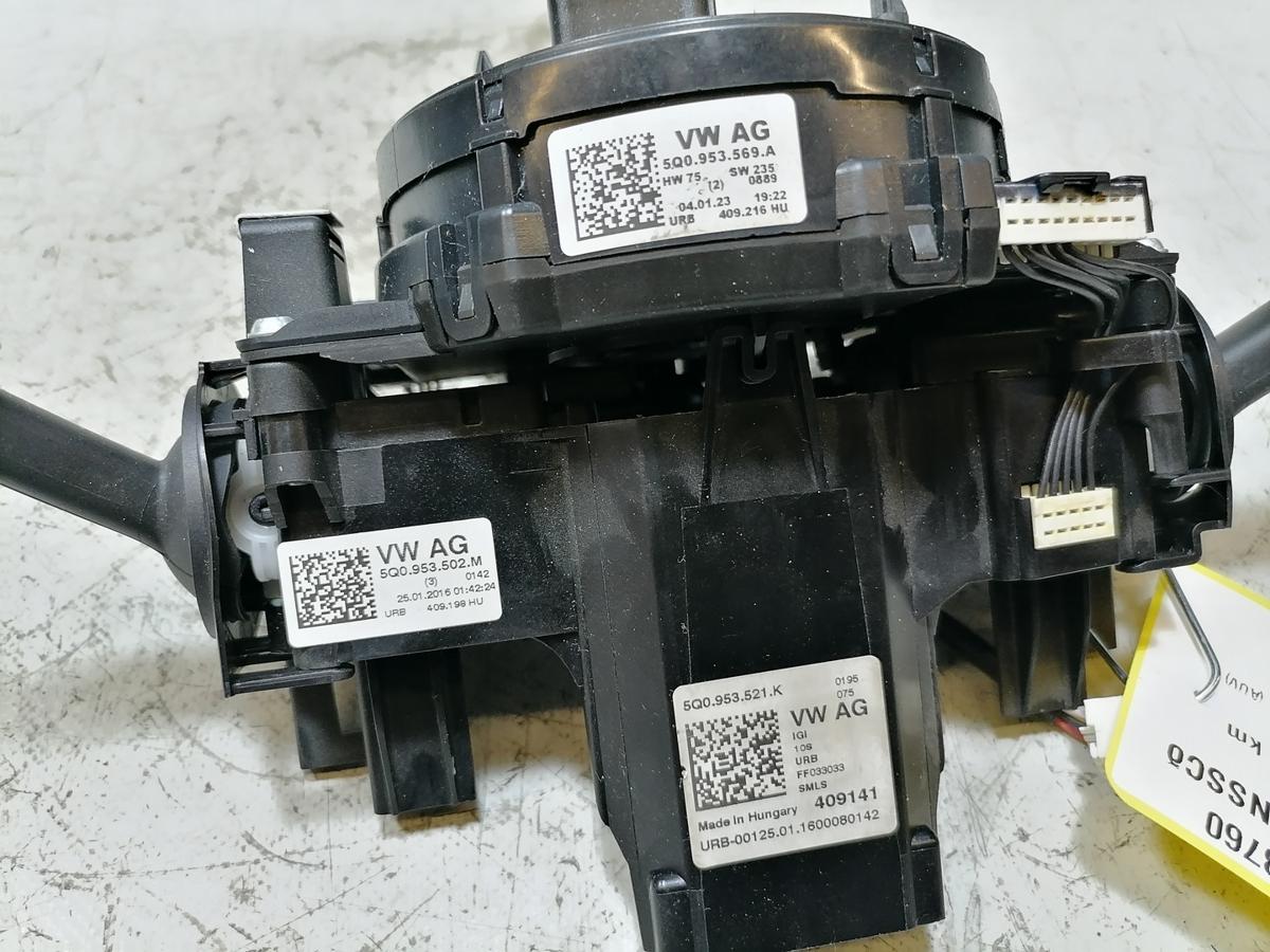 VW Golf 7 original Kombischalter Blinkerschalter Wischerschalter Drehratensensor Bj.2016